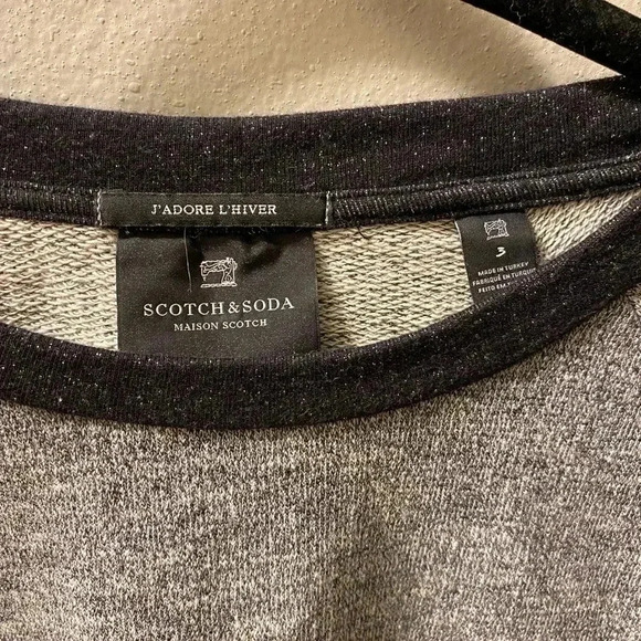 Scotch & Soda Grey and Metallic Long Sleeve Dress​​ - Picture 13 of 14